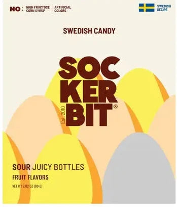 Sockerbit Sour Juicy Bottles 2.8oz