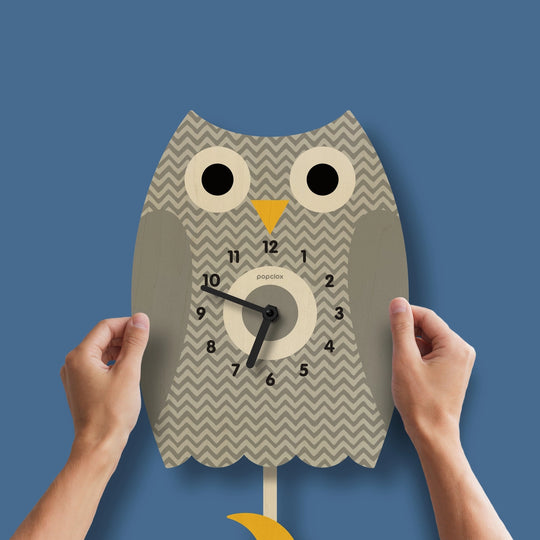 Owl Pendulum Clock