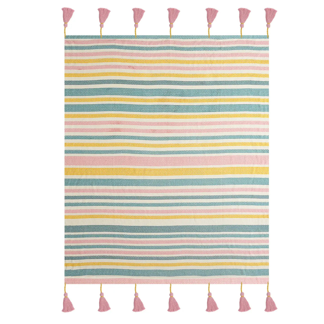 Sunny Stripe Throw Blanket