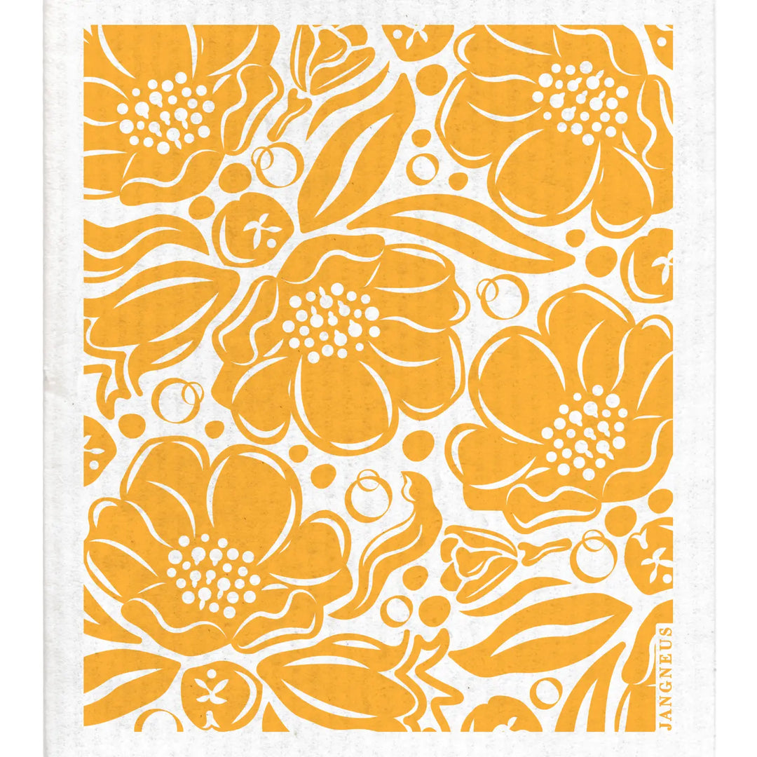 Swedish Dishcloth - Flora - Ochre