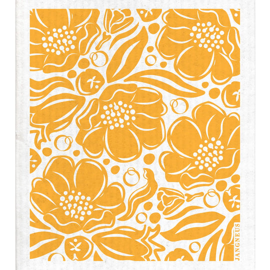 Swedish Dishcloth - Flora - Ochre