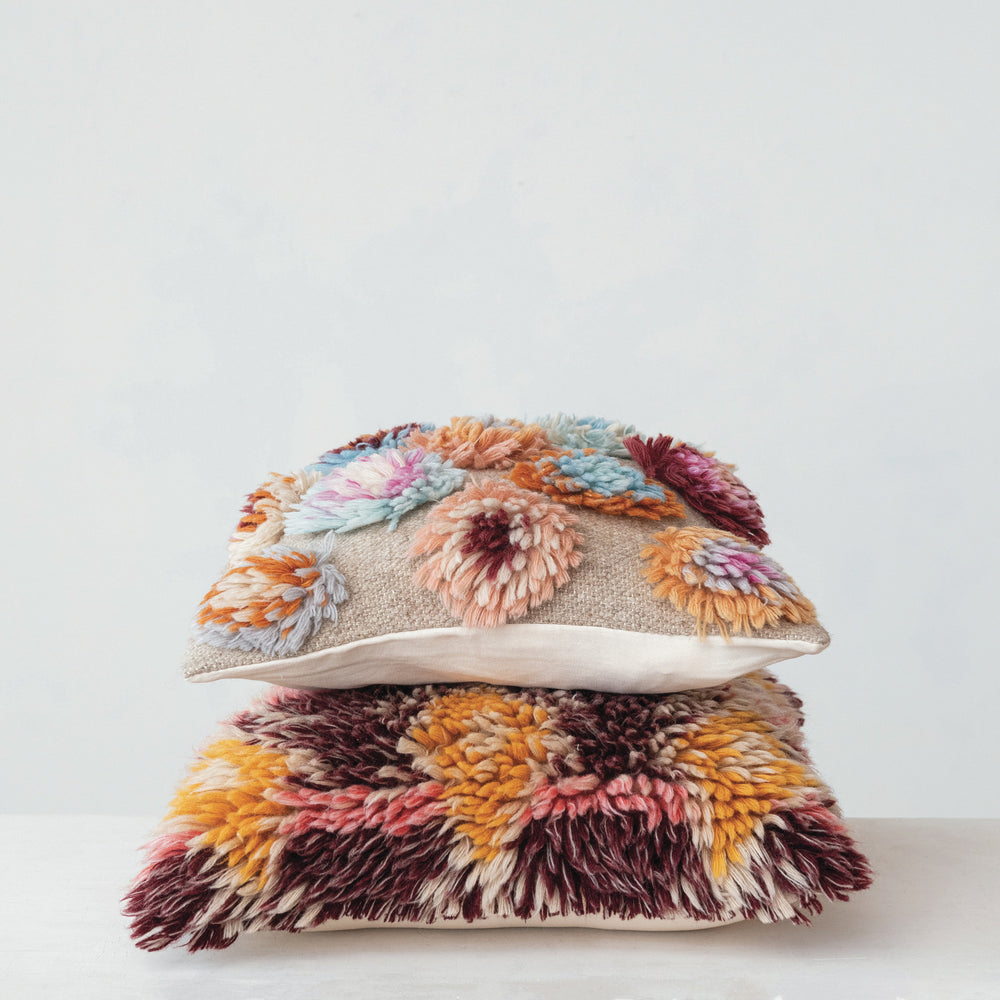 Woodstock Shag Throw Pillow
