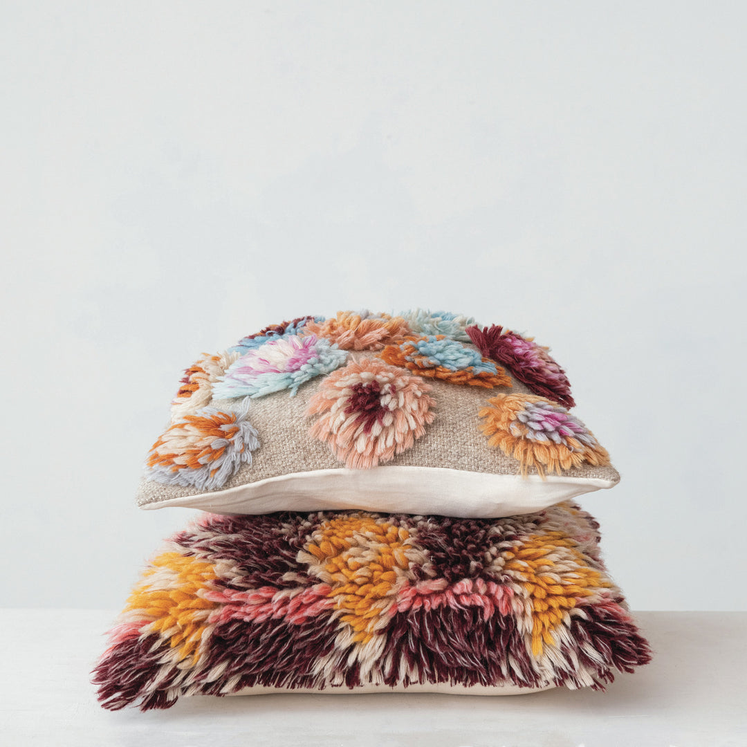 Woodstock Shag Throw Pillow