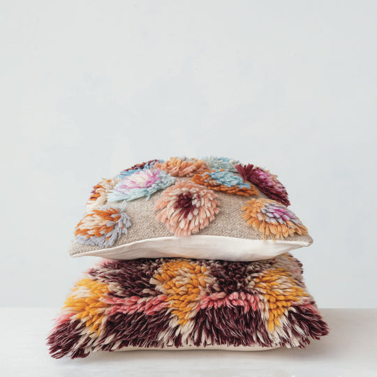 Woodstock Shag Throw Pillow