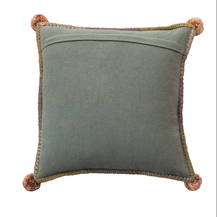Garden Party Throw Pillow - Moss