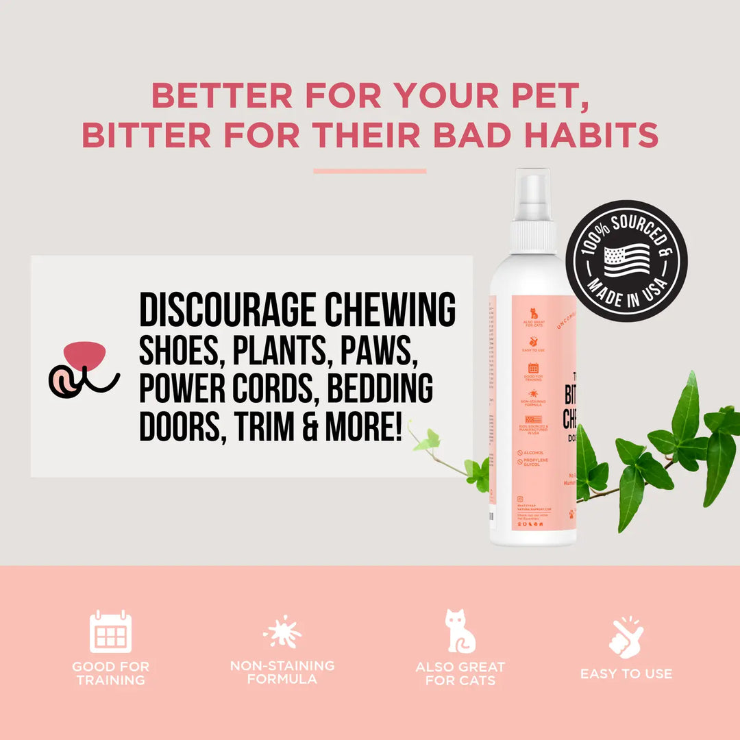 COMING SOON! -  The Only Bitter Anti Chew Spray Dogs May Need