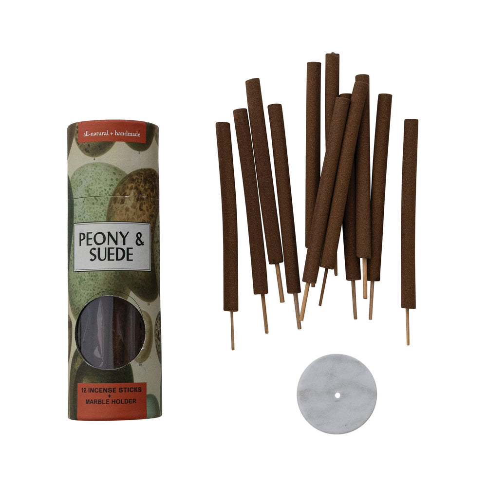 Tranquil Abode Incense - Peony & Suede
