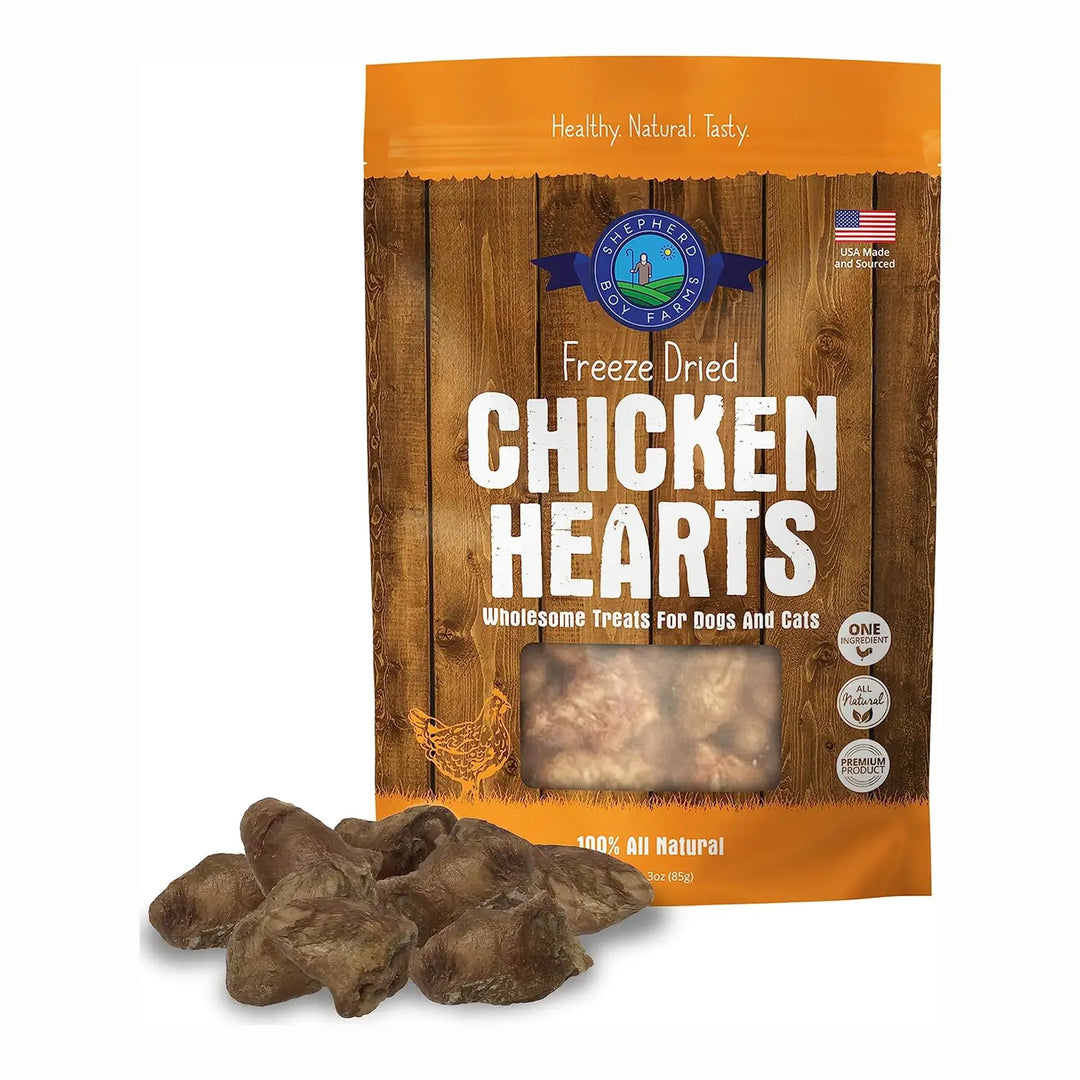 Freeze Dried Chicken Hearts