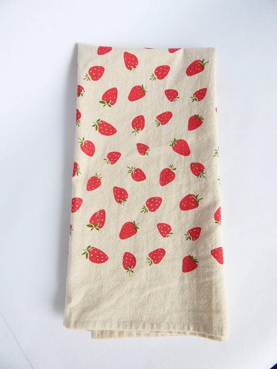 Strawberry Kitchen Towel, Tea Towel