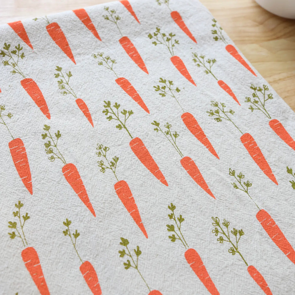 Carrot Tea Towel