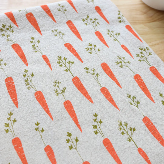Carrot Tea Towel