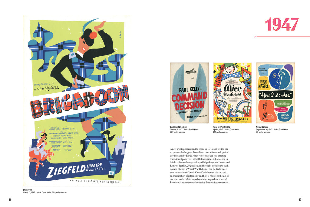 Broadway Poster Art : 1945–1969