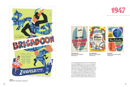 Broadway Poster Art : 1945–1969