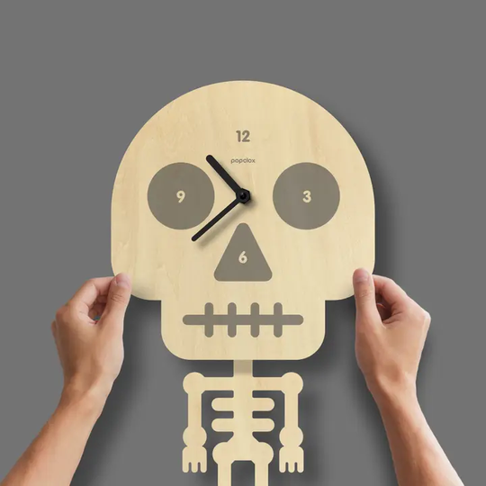 Skeleton Pendulum Clock - Wood