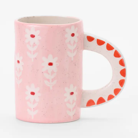 ChagoArt Floral Rosé Mug