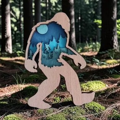Forest Bigfoot Shelf Sitter