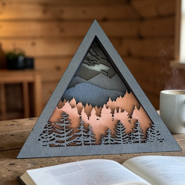 Triangle Mountains Shelf Sitter