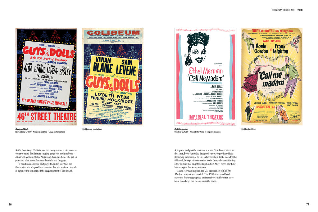 Broadway Poster Art : 1945–1969