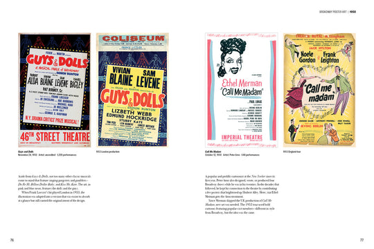 Broadway Poster Art : 1945–1969