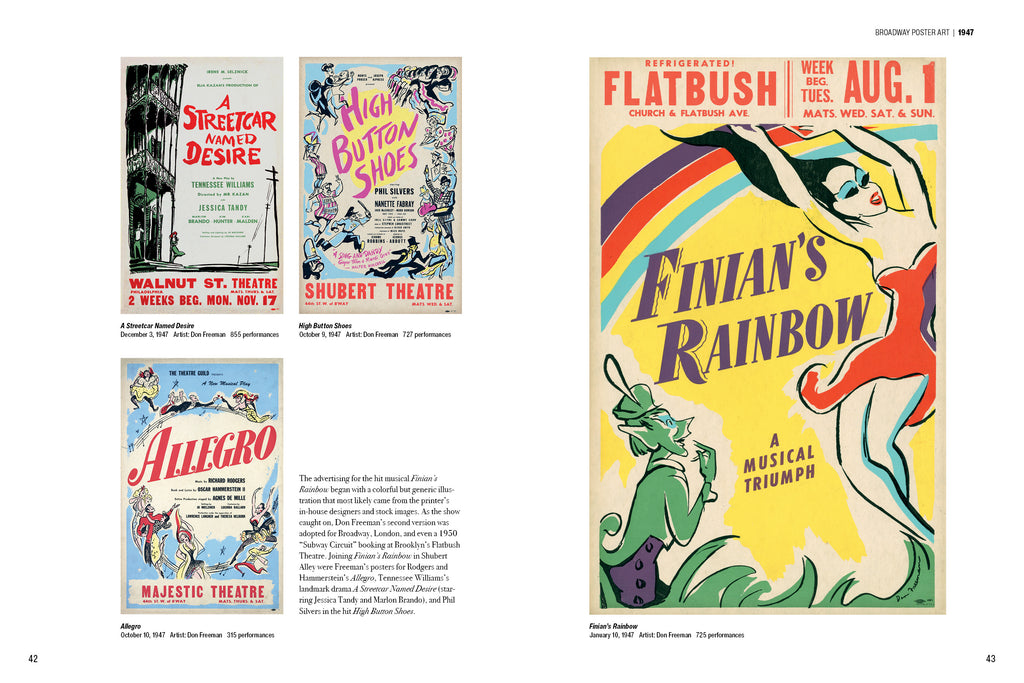 Broadway Poster Art : 1945–1969