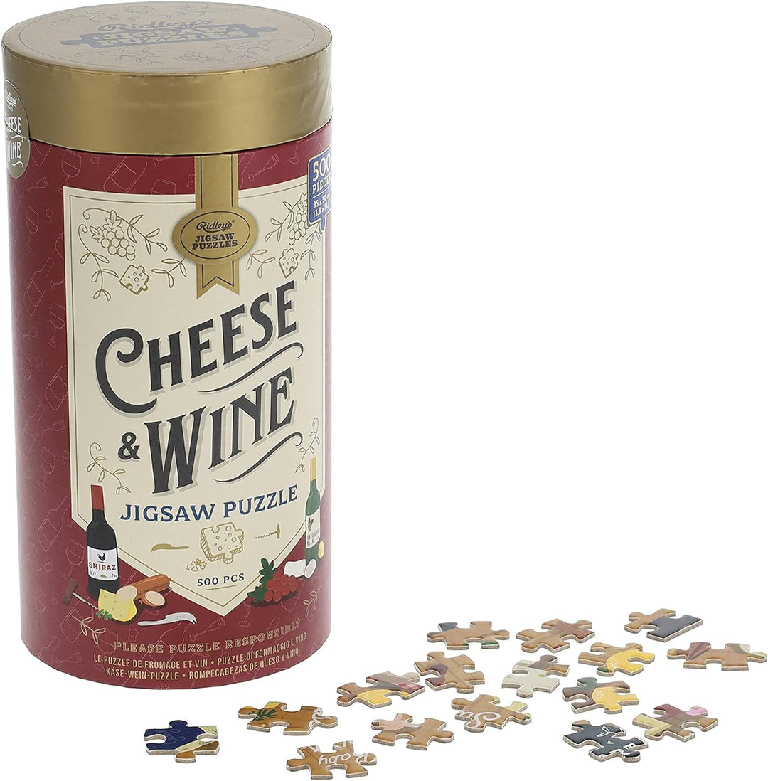 Cheese & Wine 500 Piece Puzzle