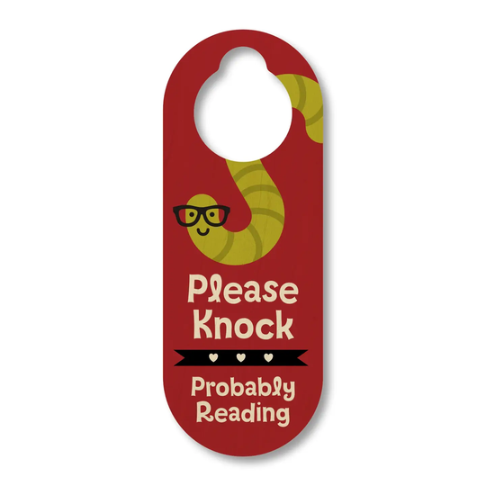 Bookworm Door Hanger