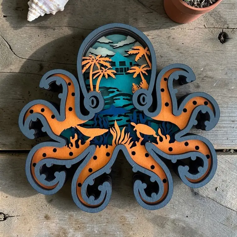 Octopus Shelf Sitter