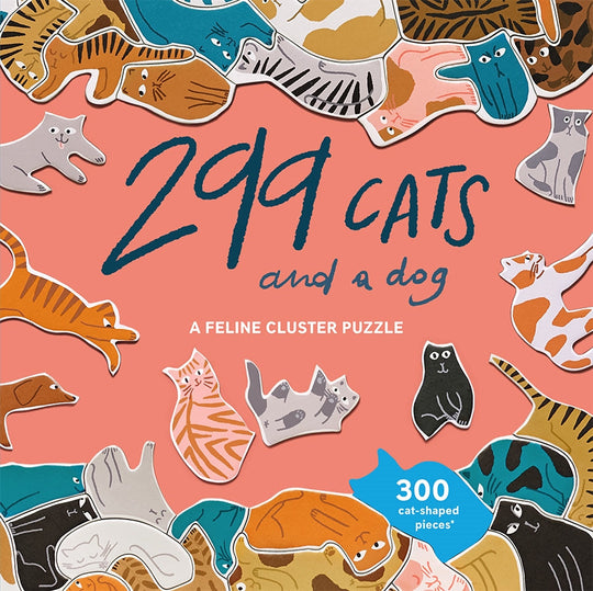 299 Cats (and a Dog) - A Feline Cluster Puzzle