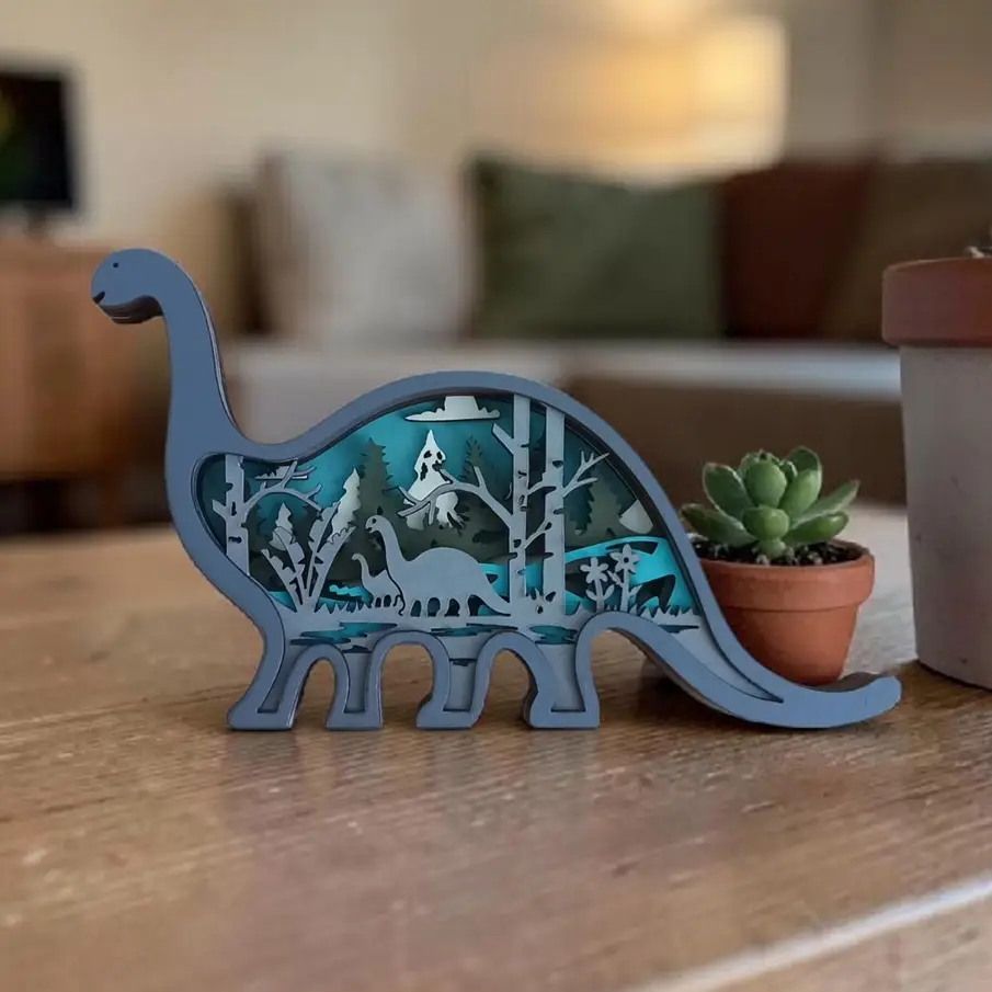 Brontosaurus Shelf Sitter