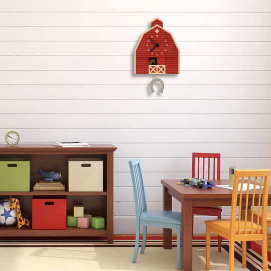 Horse Barn Pendulum Clock