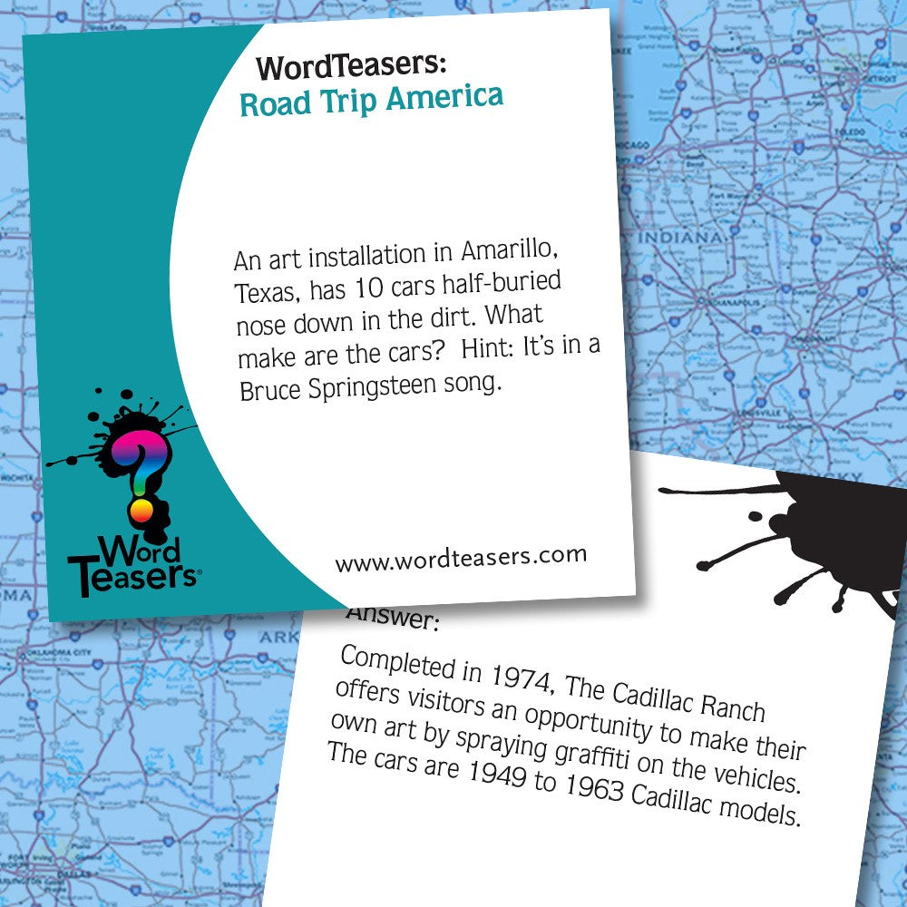 Word Teasers - Road Trip America