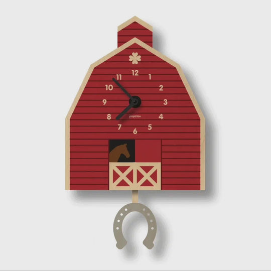 Horse Barn Pendulum Clock
