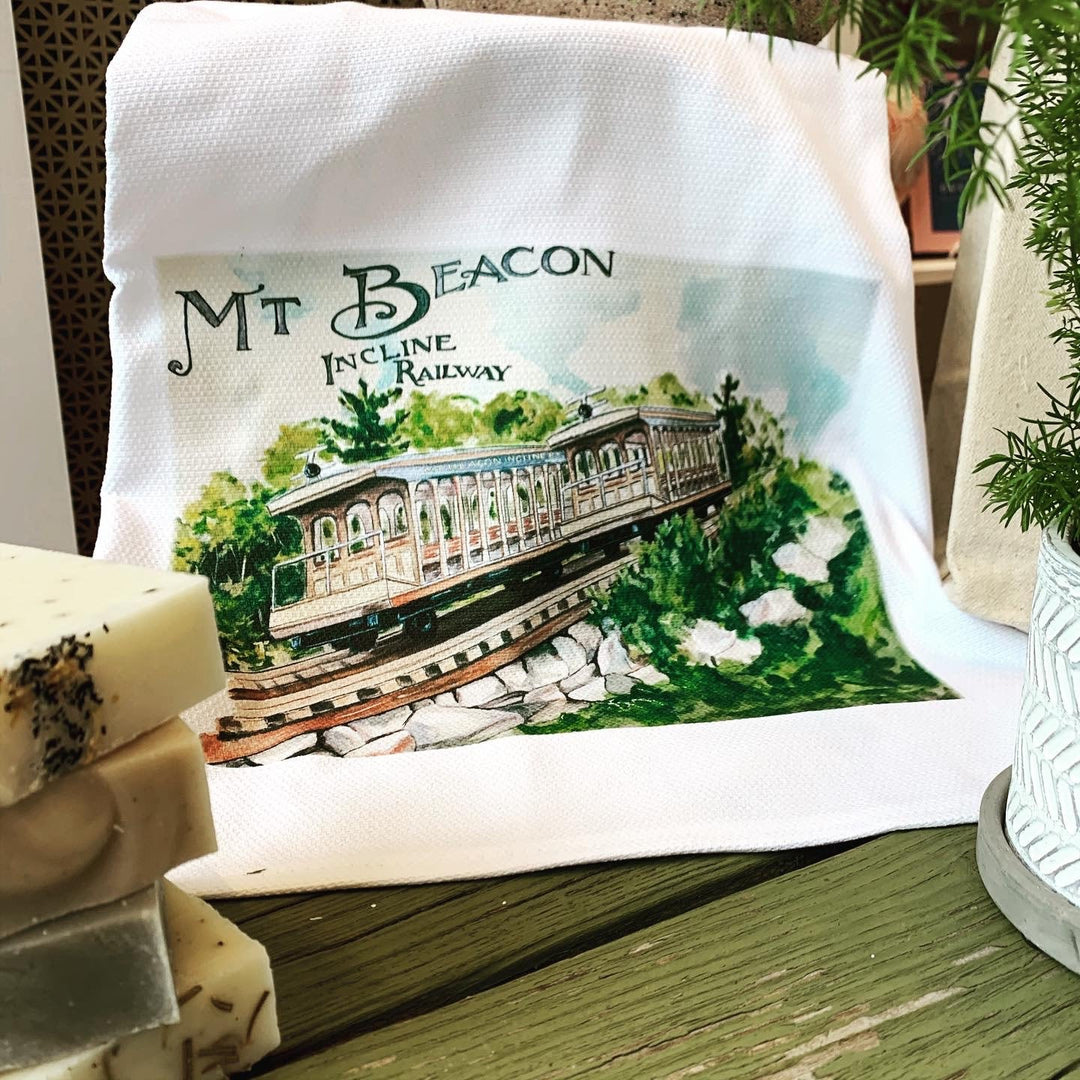 Mt. Beacon Incline Railway Tea Towel