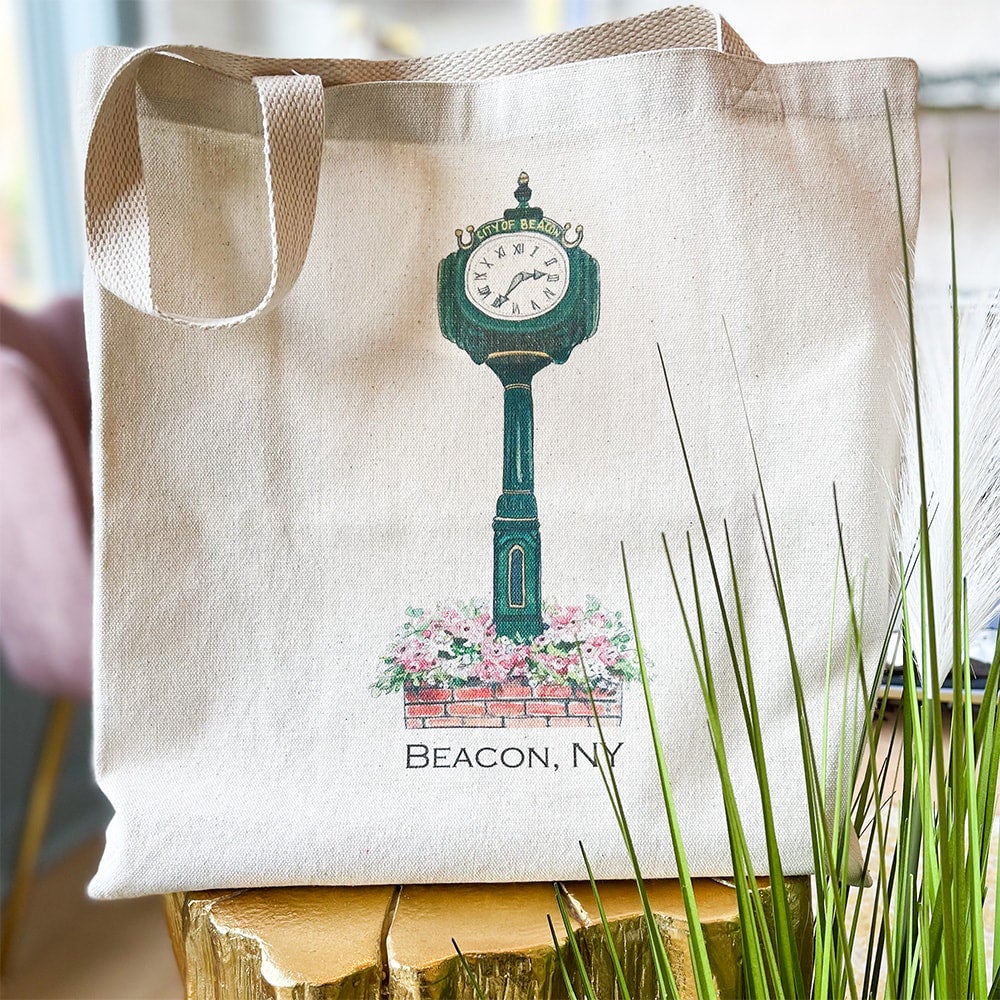 Beacon West Side Clock Tote Bag